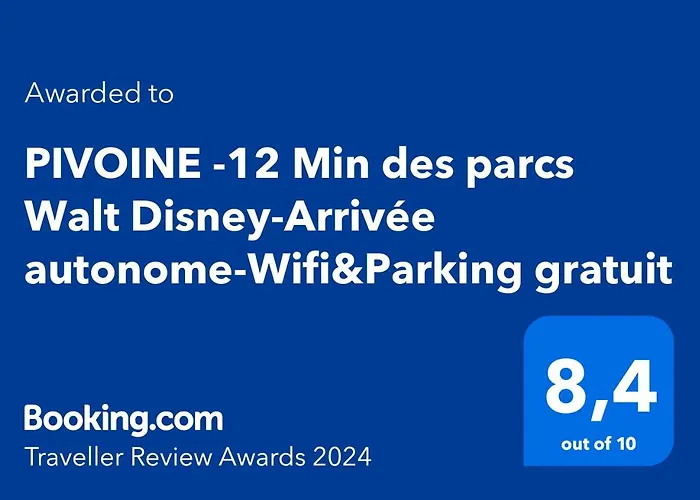 Pivoine -12 Min Des Parcs Walt Disney-Arrivee Autonome-Wifi&Parking Gratuit